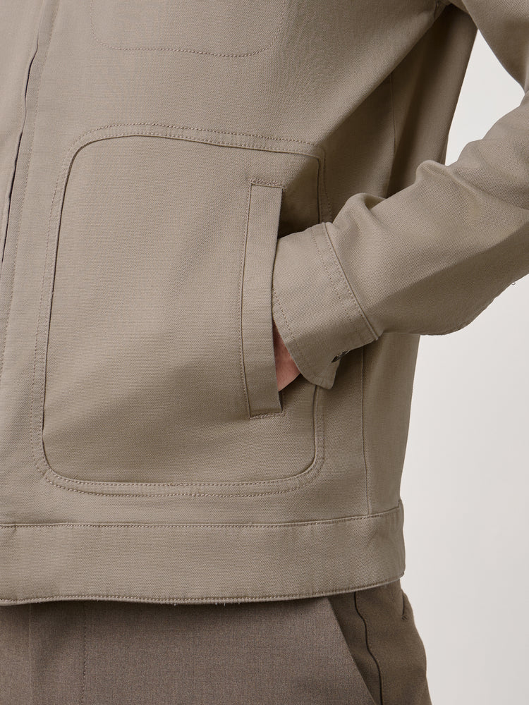 Washed Canvas Cotton Jacket