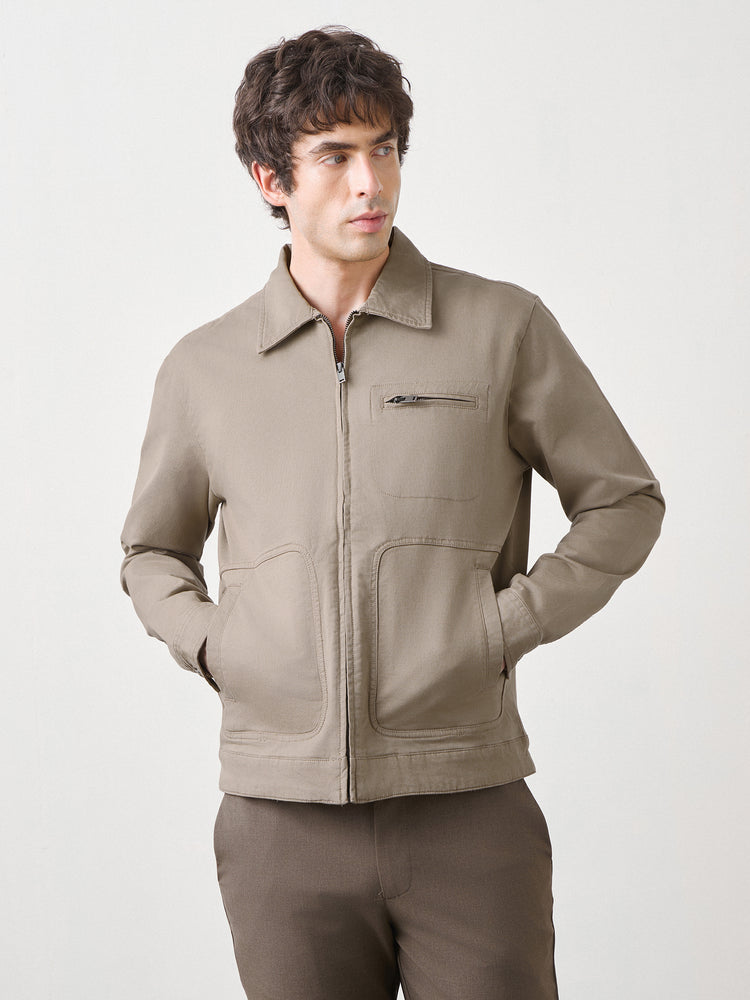 Washed Canvas Cotton Jacket