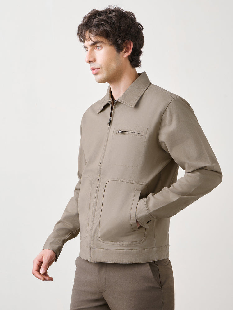 Washed Canvas Cotton Jacket
