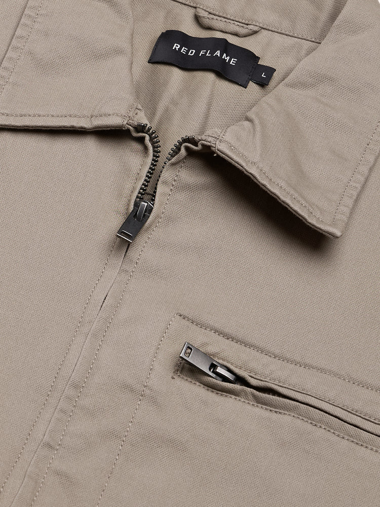 Washed Canvas Cotton Jacket