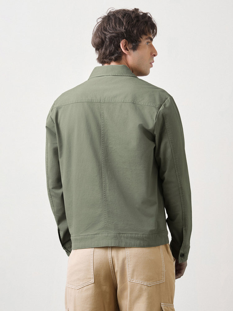 Washed Canvas Cotton Jacket