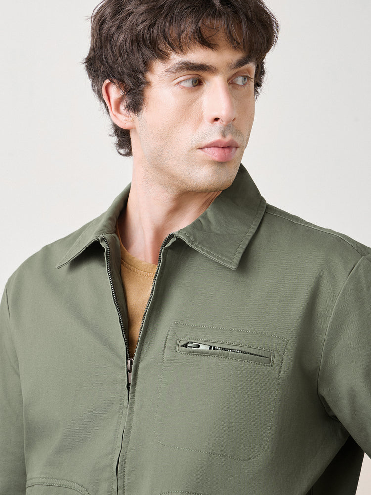 Washed Canvas Cotton Jacket