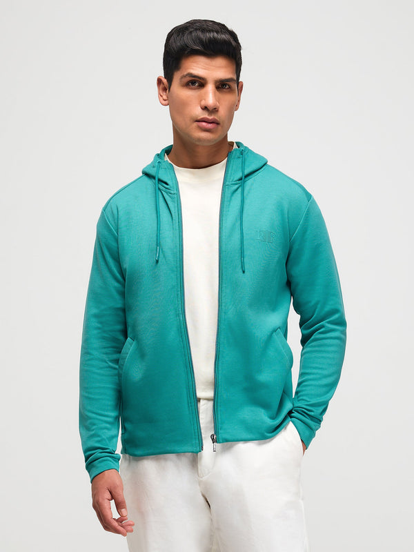 Zip-Through Hooded Sweatshirt