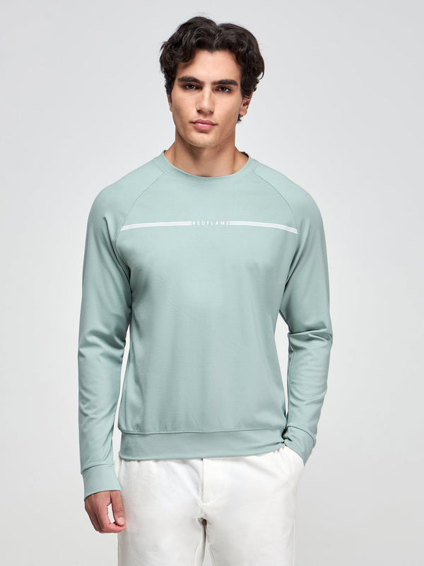 Raglan Crew Neck Sweatshirt