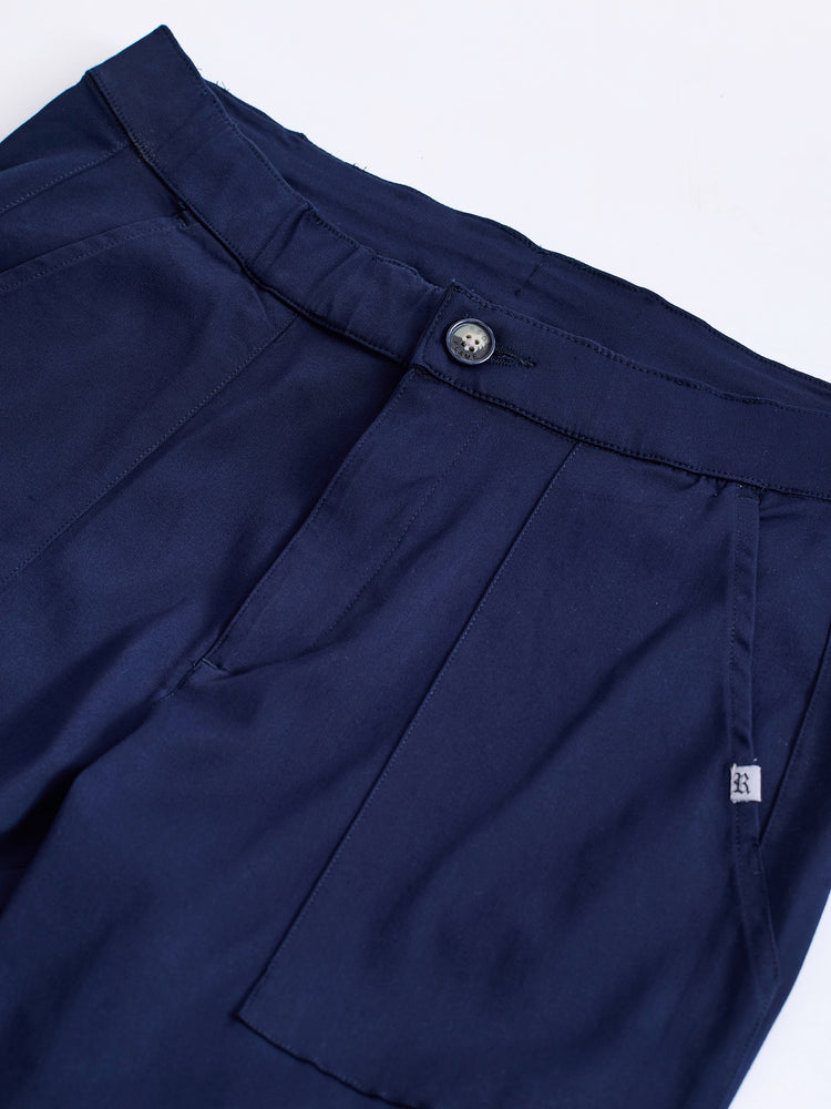 Navy Stretch Travel Pant