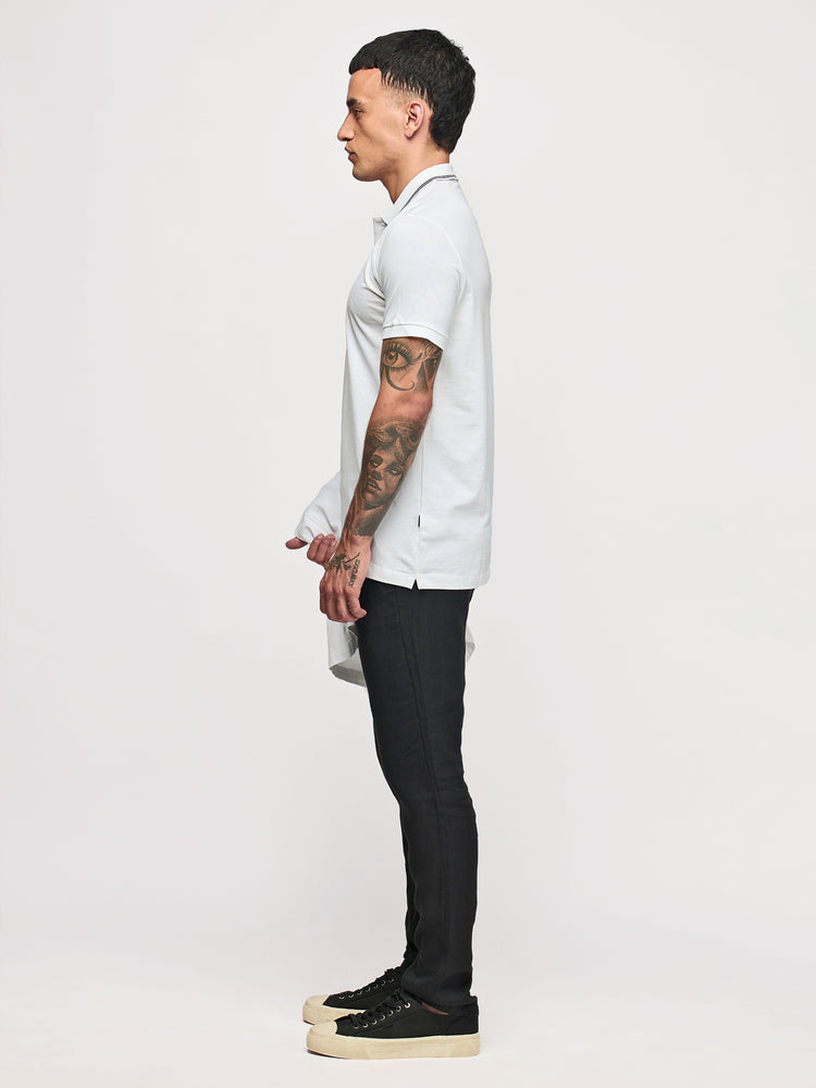 White Cotton Polo T-Shirts