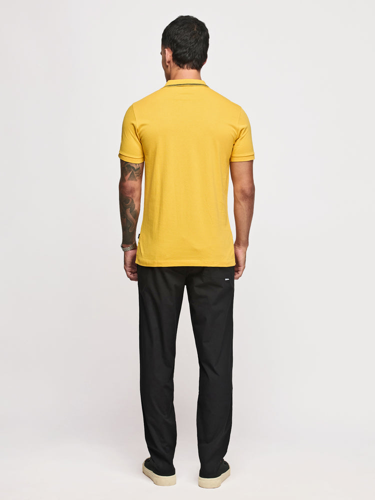 Yellow Cotton Polo T-Shirts