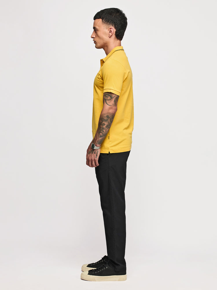 Yellow Cotton Polo T-Shirts