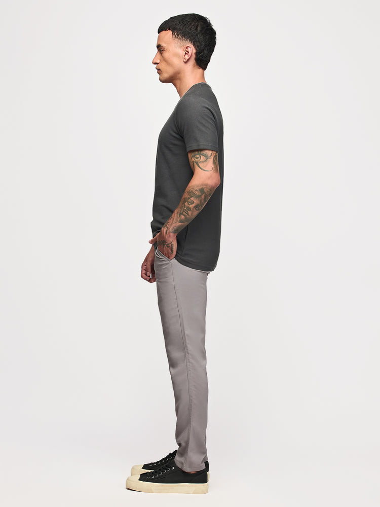 Grey Cotton Crew T-Shirts