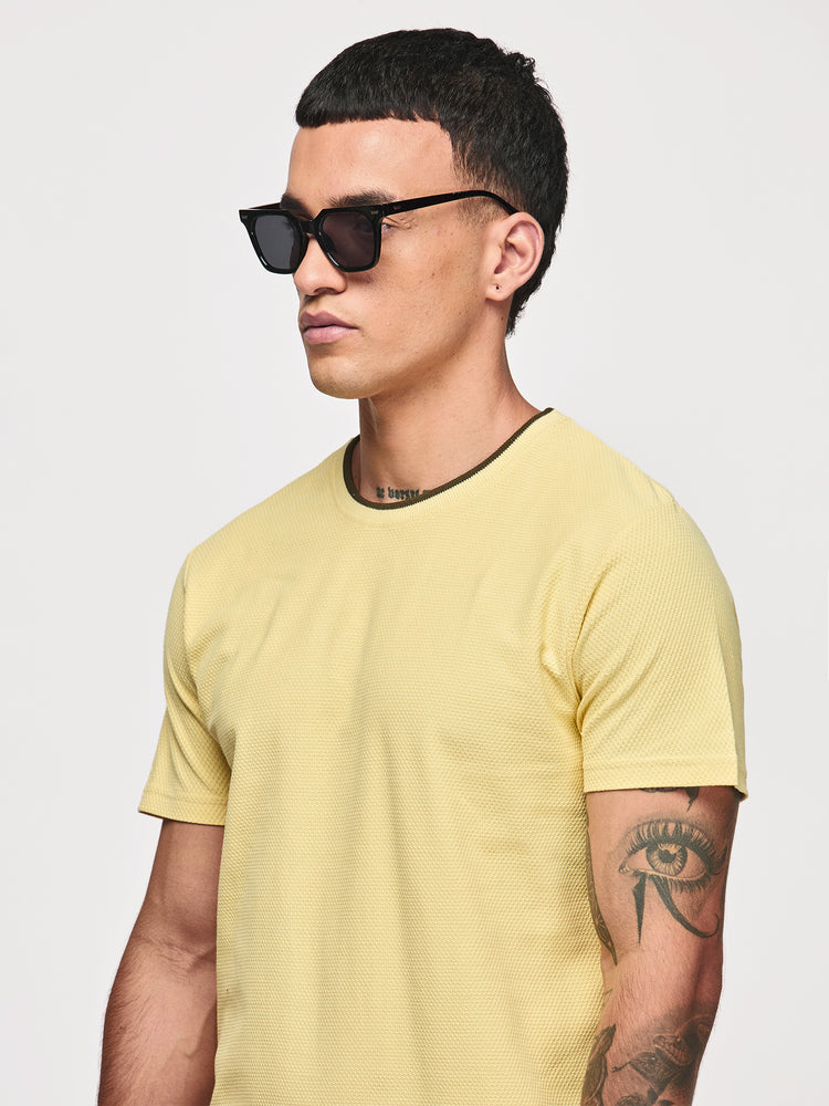 Cream Cotton Crew T-Shirts