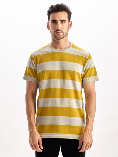 Yellow Striped T-Shirt