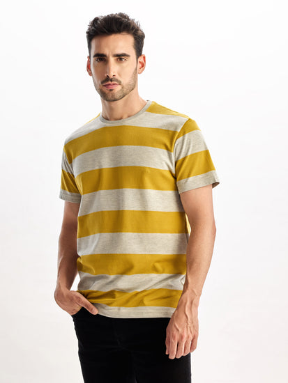 Yellow Striped T-Shirt