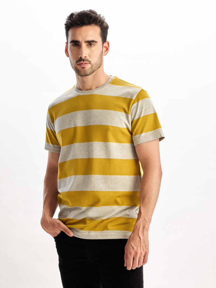 Yellow Striped T-Shirt