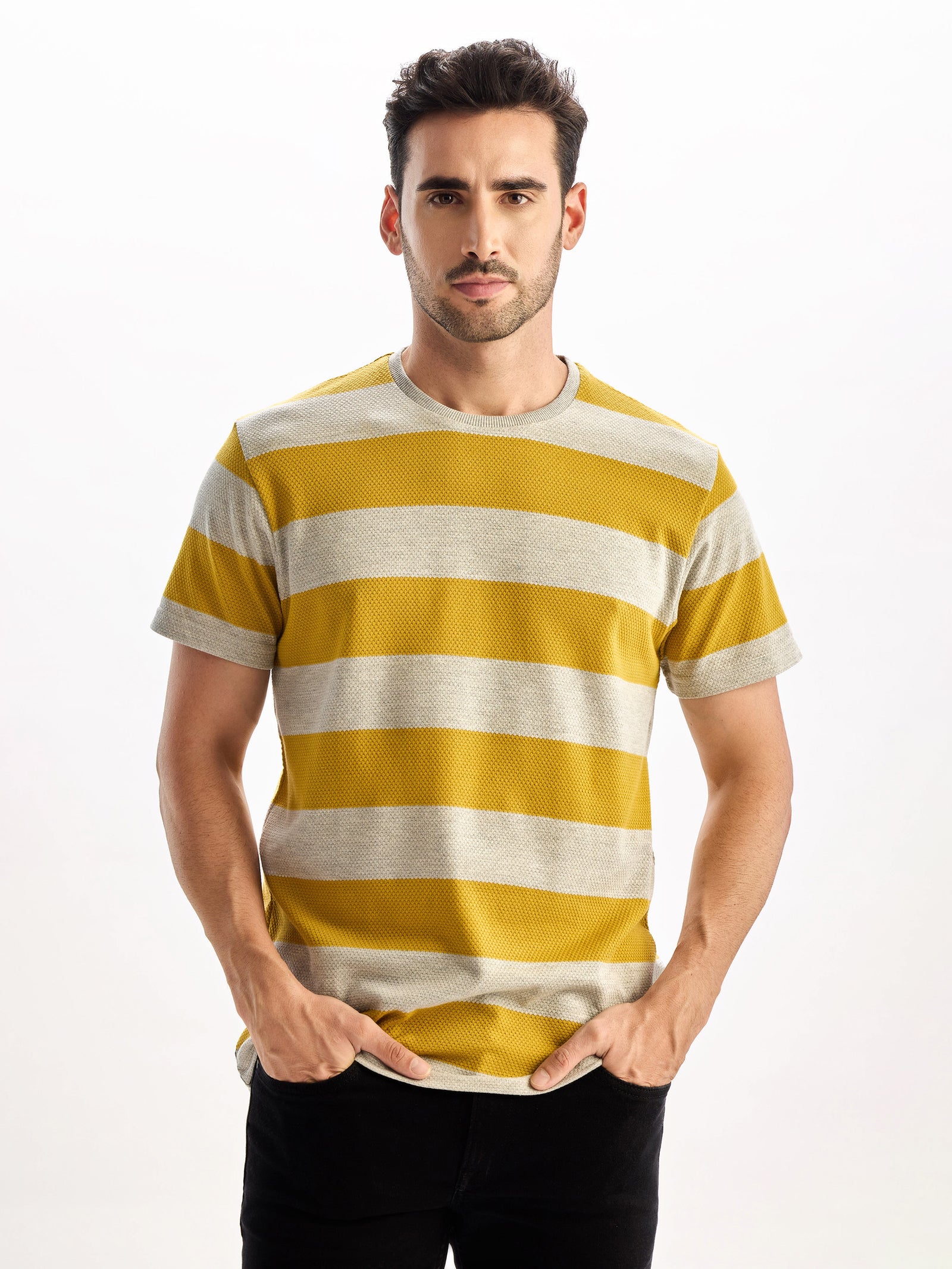 Yellow Striped T-Shirt