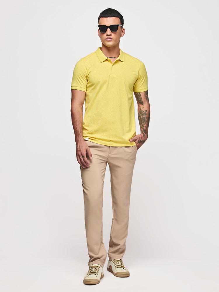 Tonal Print Polo