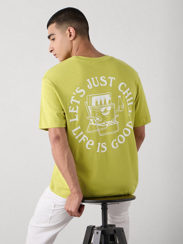 Relaxed Fit Back Print T-Shirt