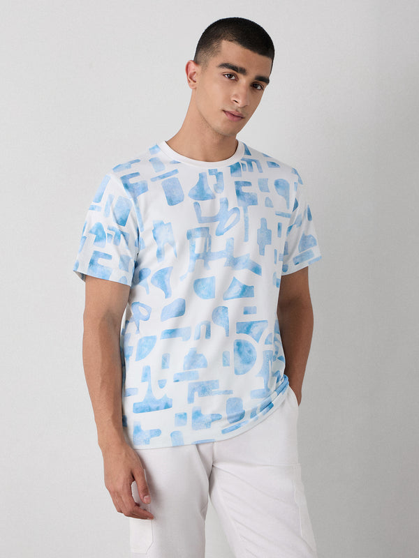 Abstract Printed T-Shirt