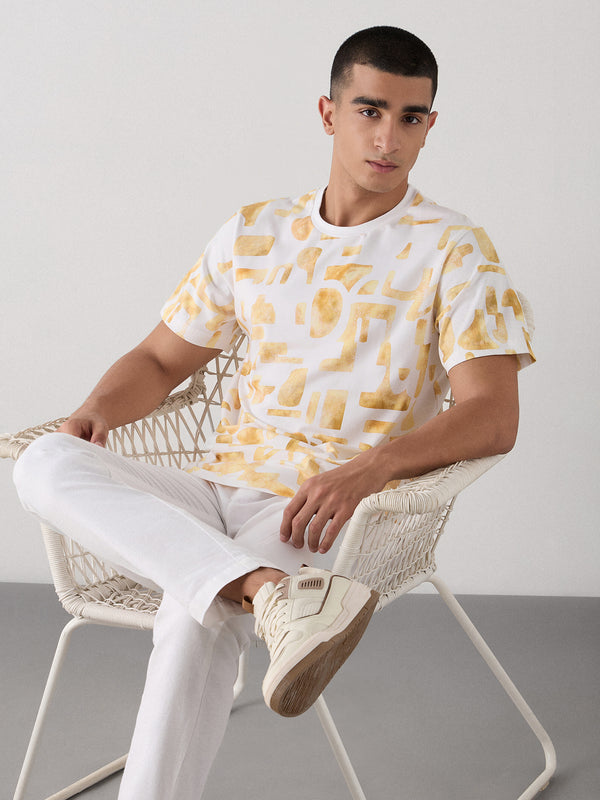 Abstract Printed T-Shirt