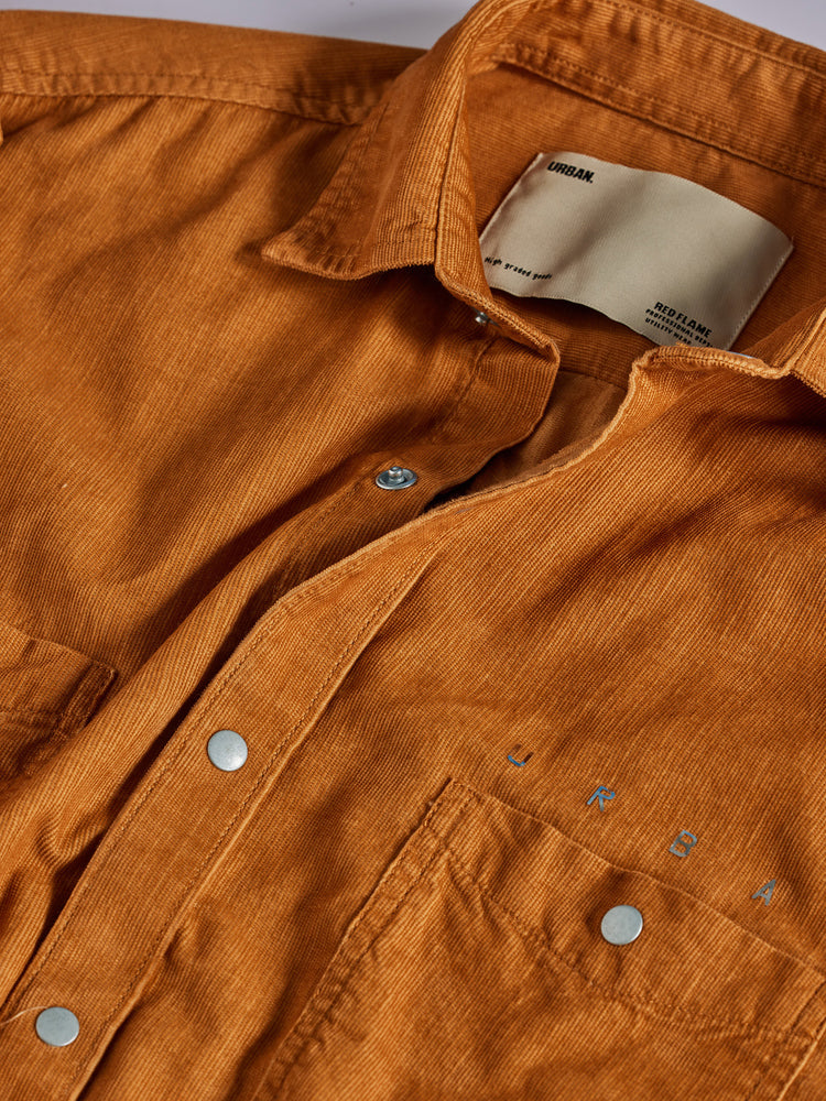 Khaki Corduroy Urban Shirt