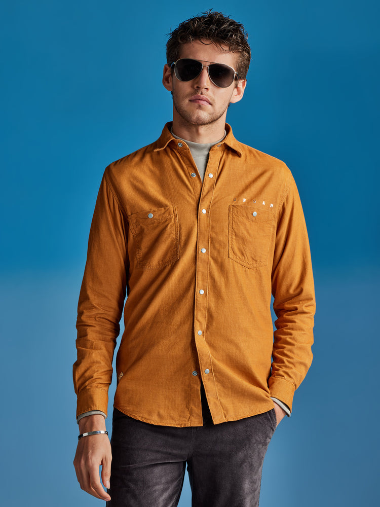 Khaki Corduroy Urban Shirt