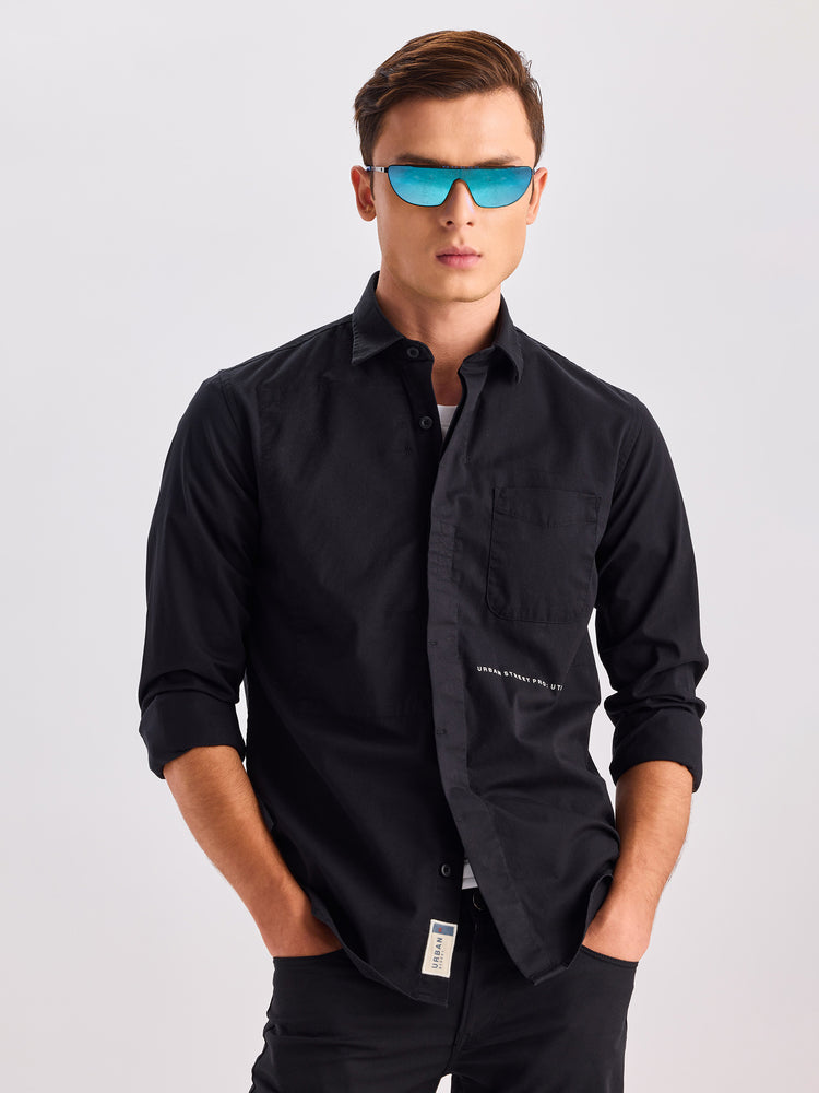 Black Street Wear Shirt