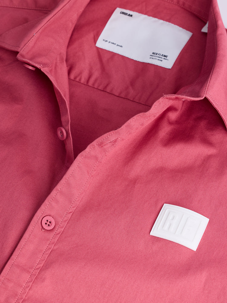 Pink  Plain  Shirt