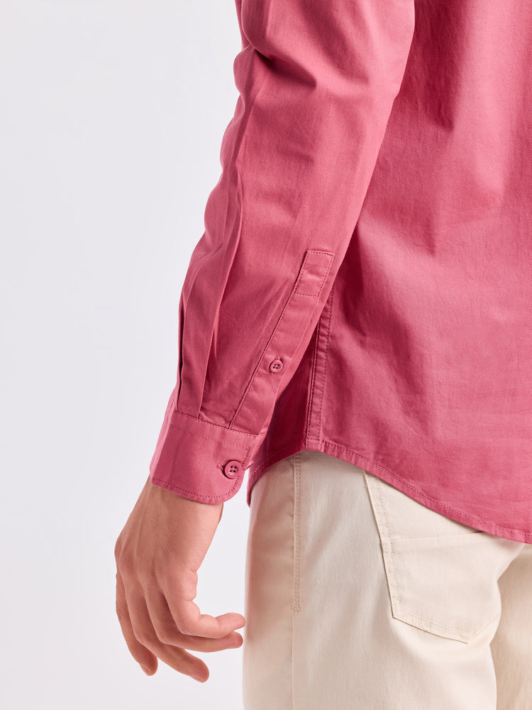 Pink  Plain  Shirt