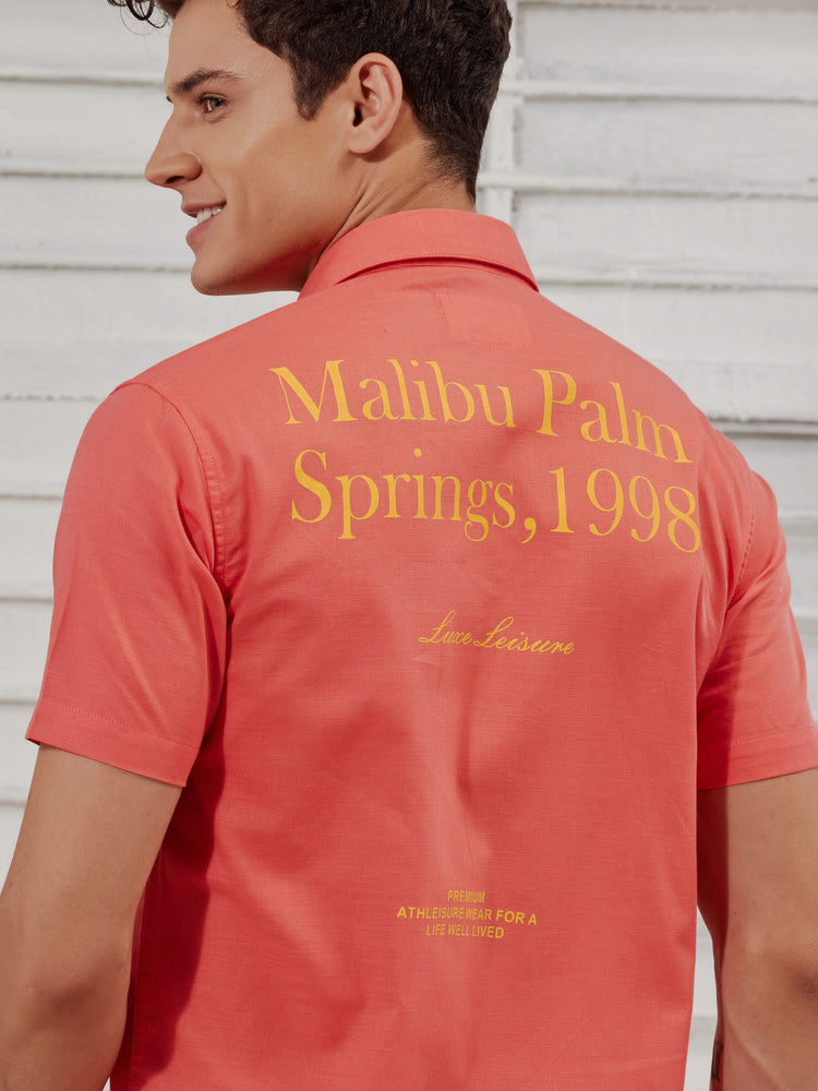 Red  Plain  Shirt