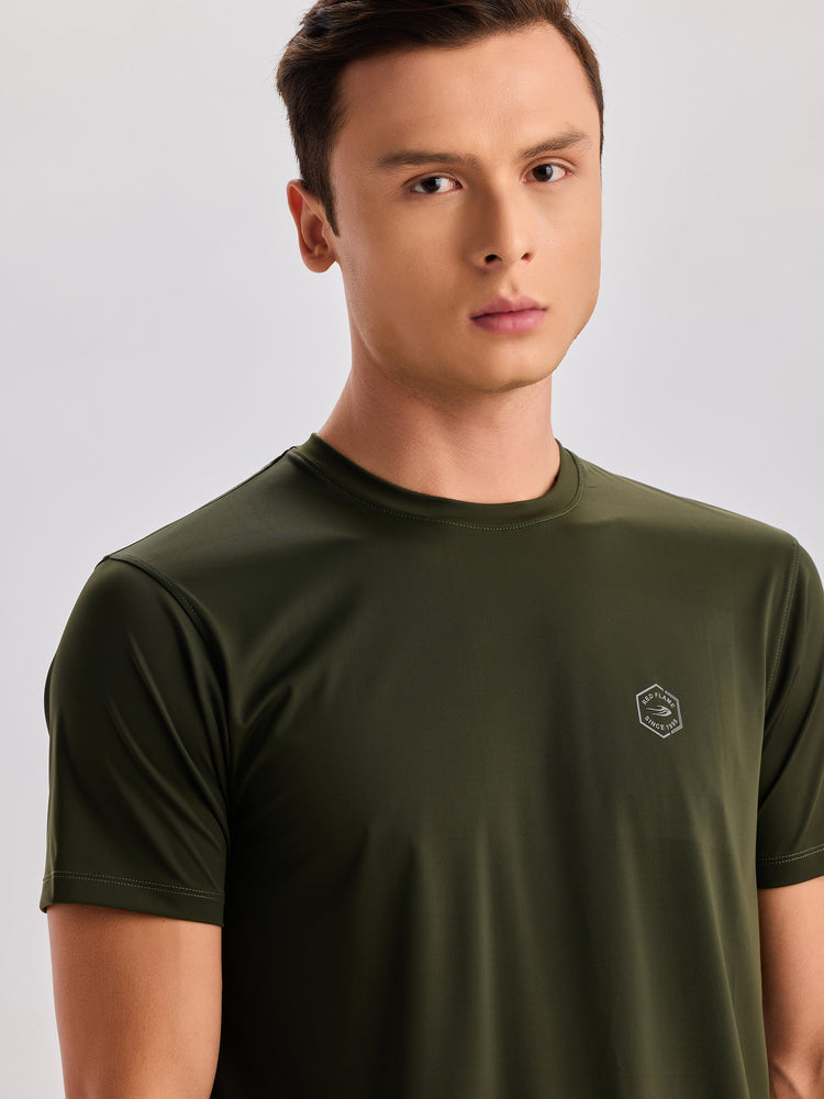 Chest Logo Stretch T-Shirt