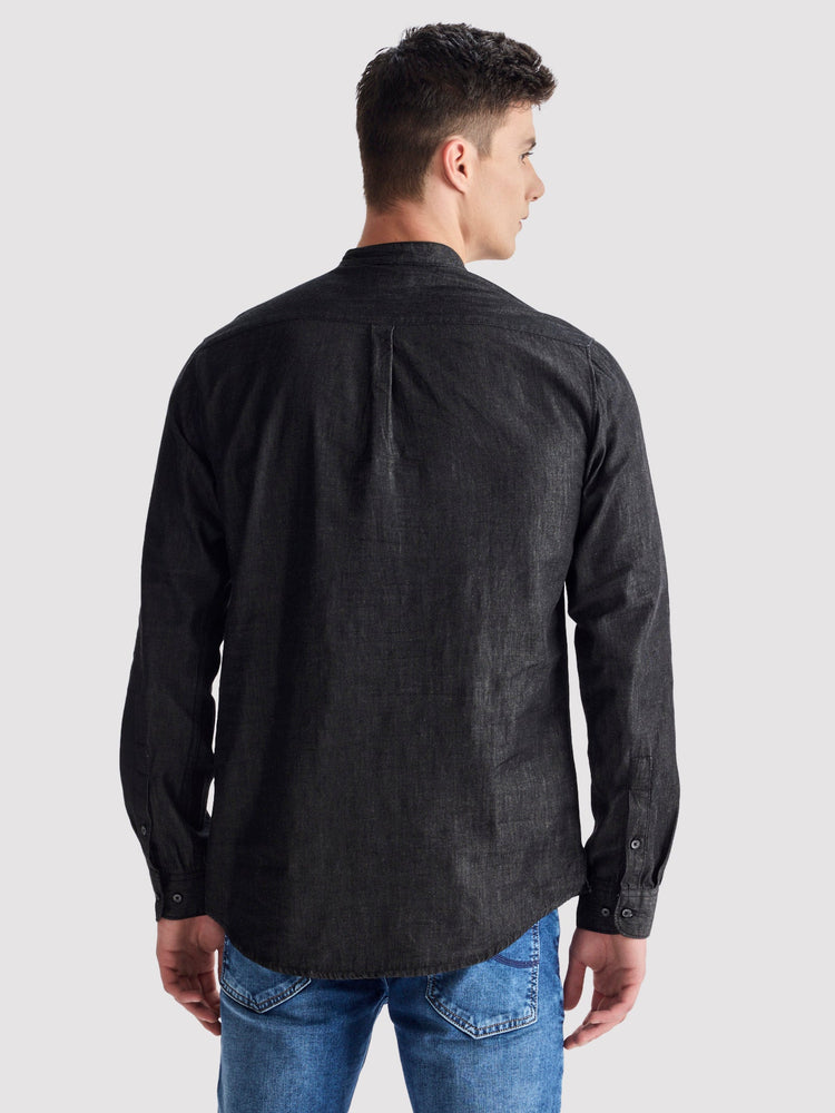 Black Denim Kurta