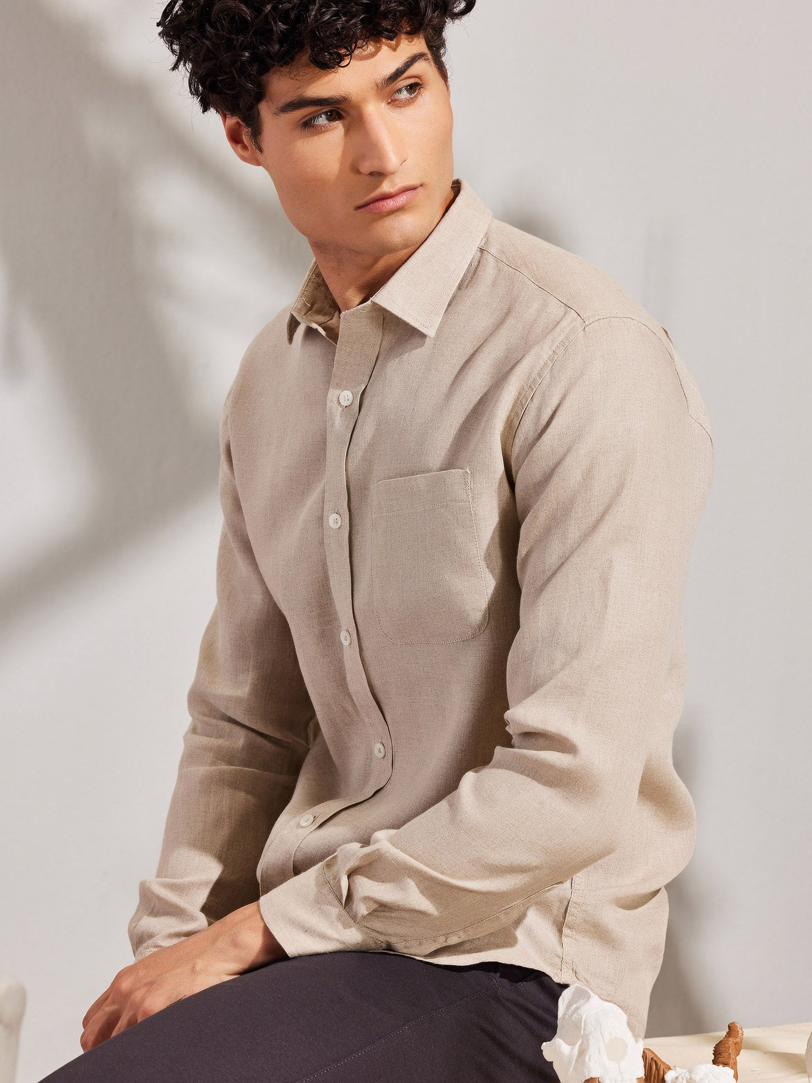 Natural Royal Linen Shirt