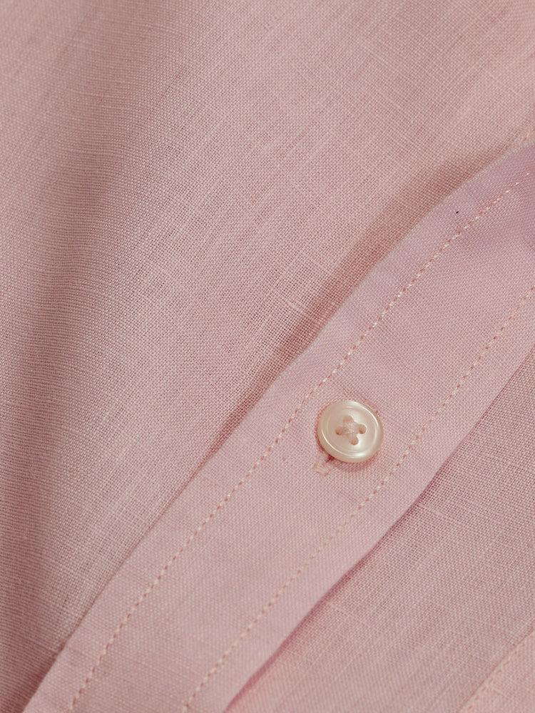 Pink Royal Linen Shirt