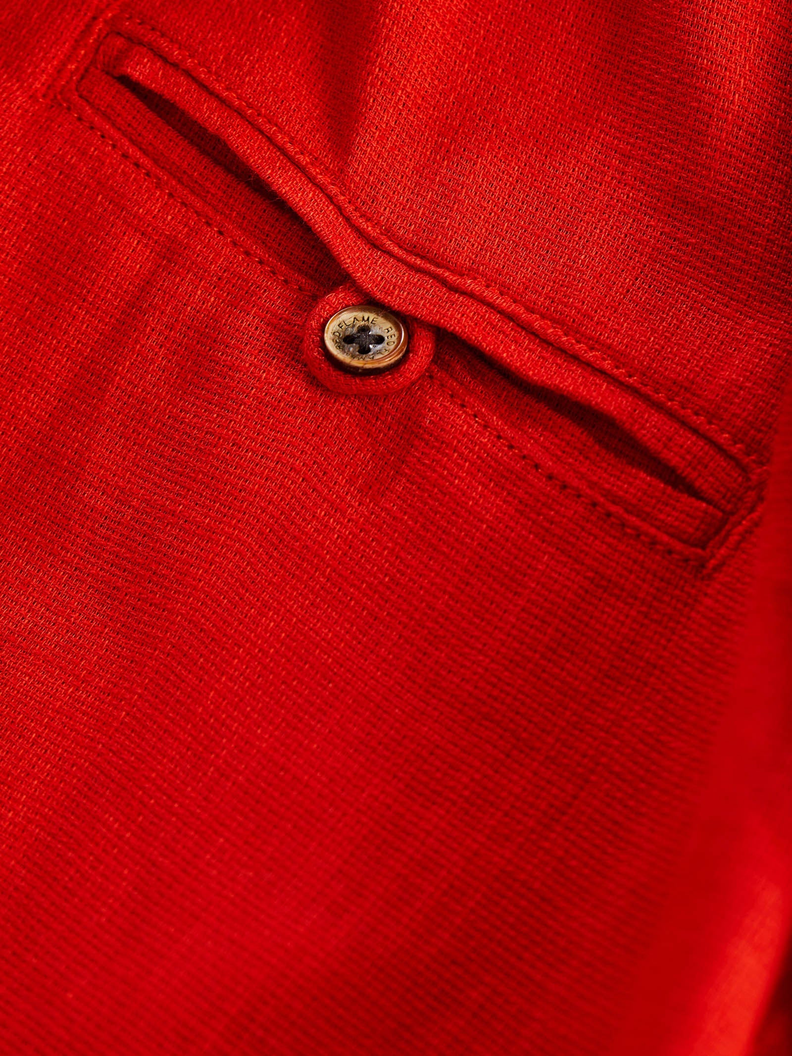 Red Solid Kurta