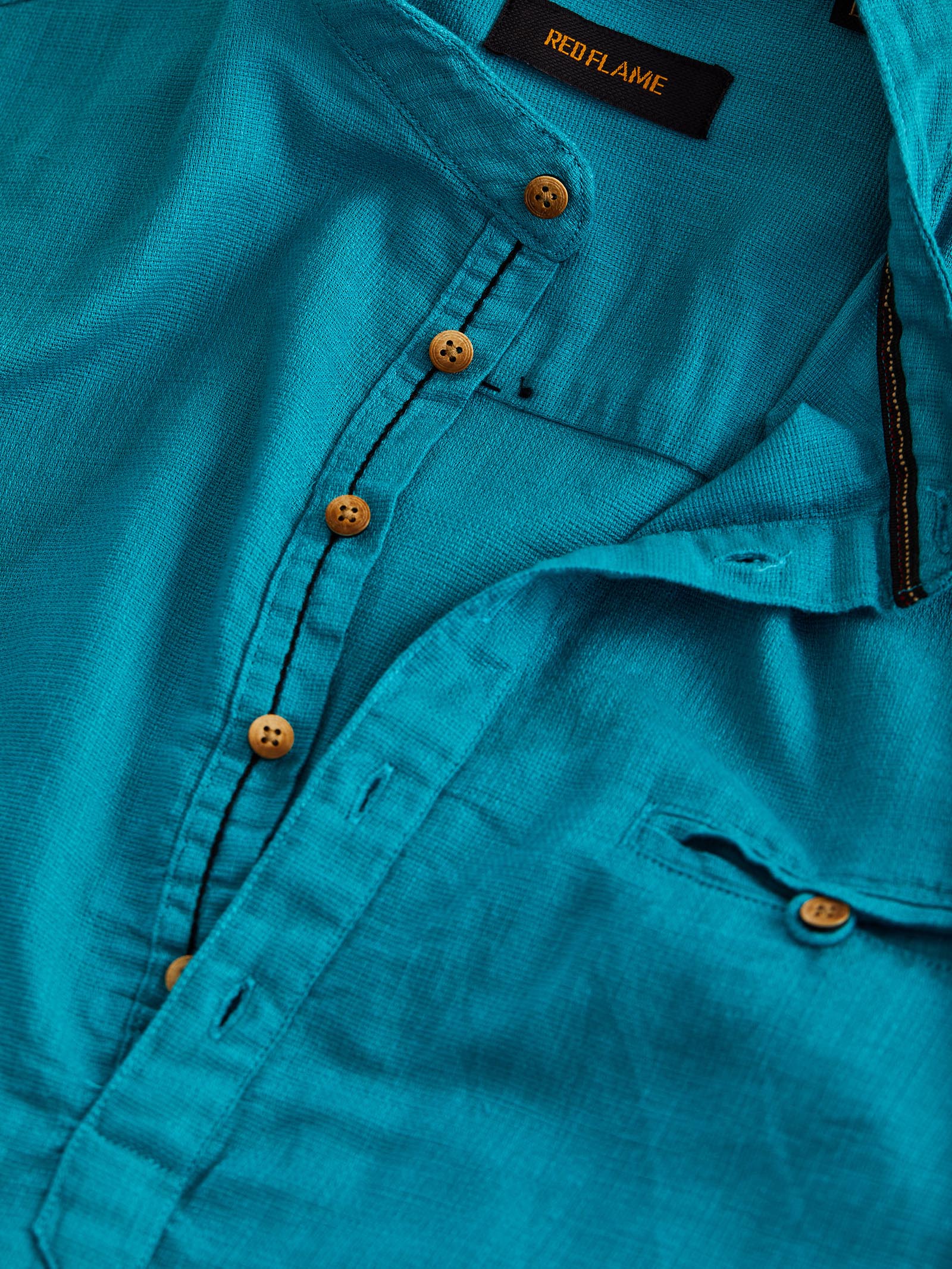 Blue Solid Kurta