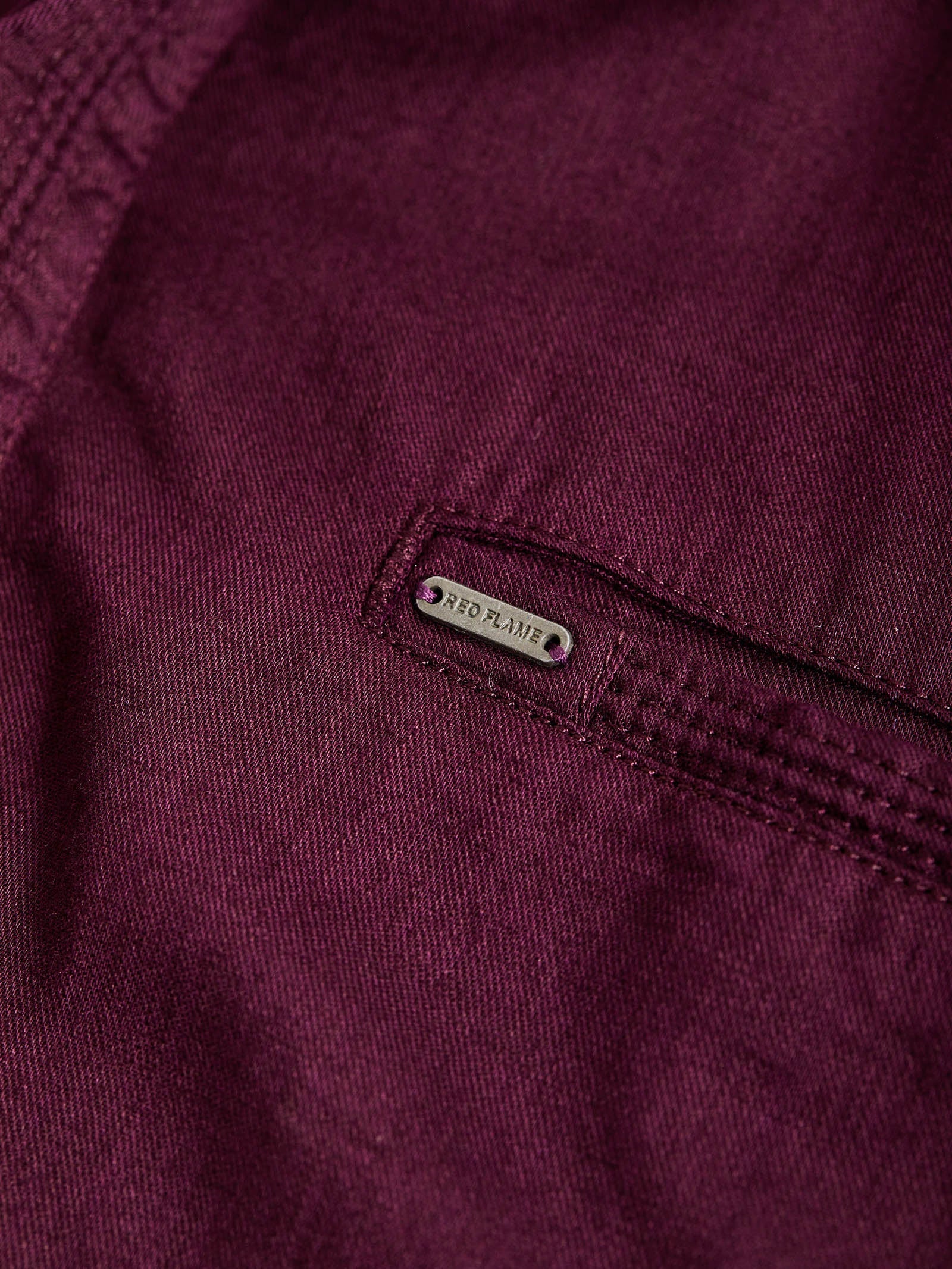 Maroon Solid Kurta