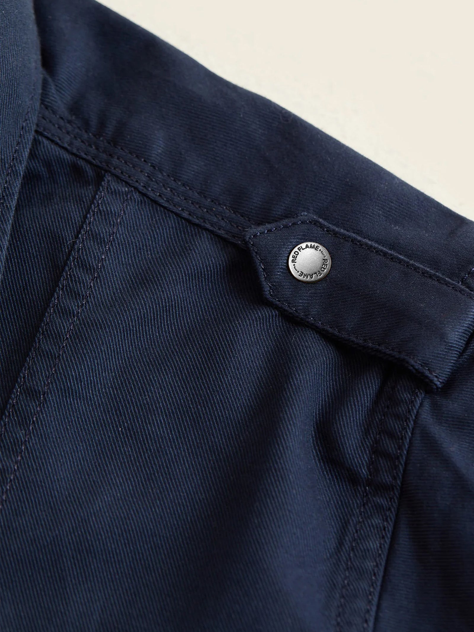 Navy Twill Cargo Shirt