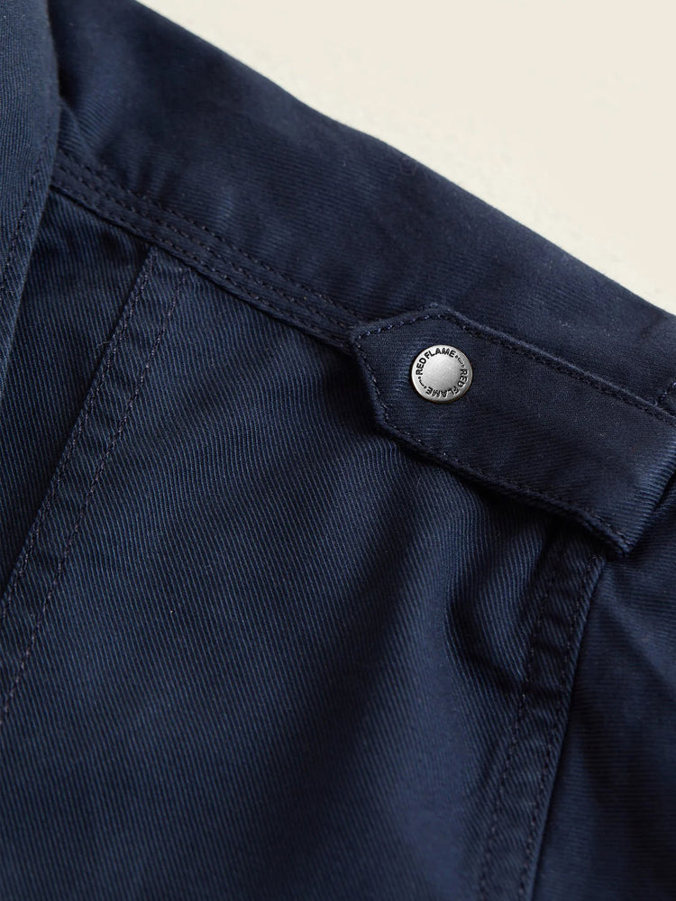 Navy Twill Cargo Shirt