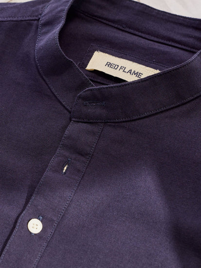 Navy Double Pocket Kurta