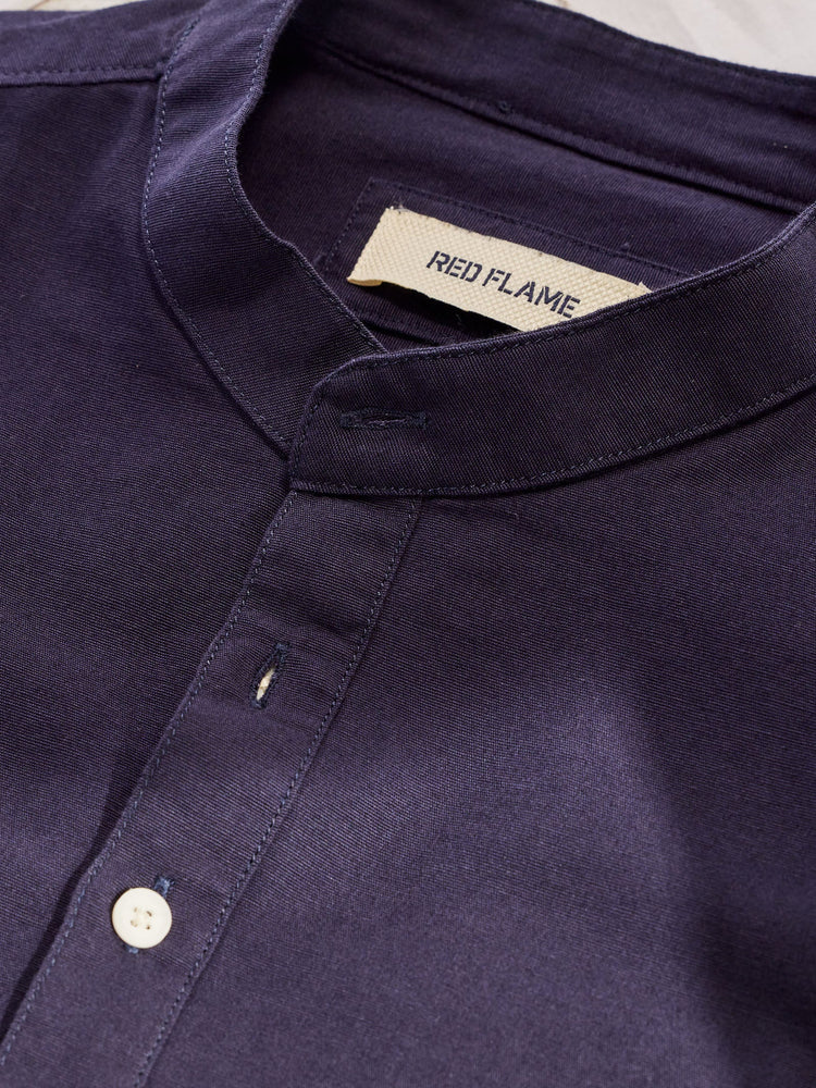 Navy Double Pocket Kurta