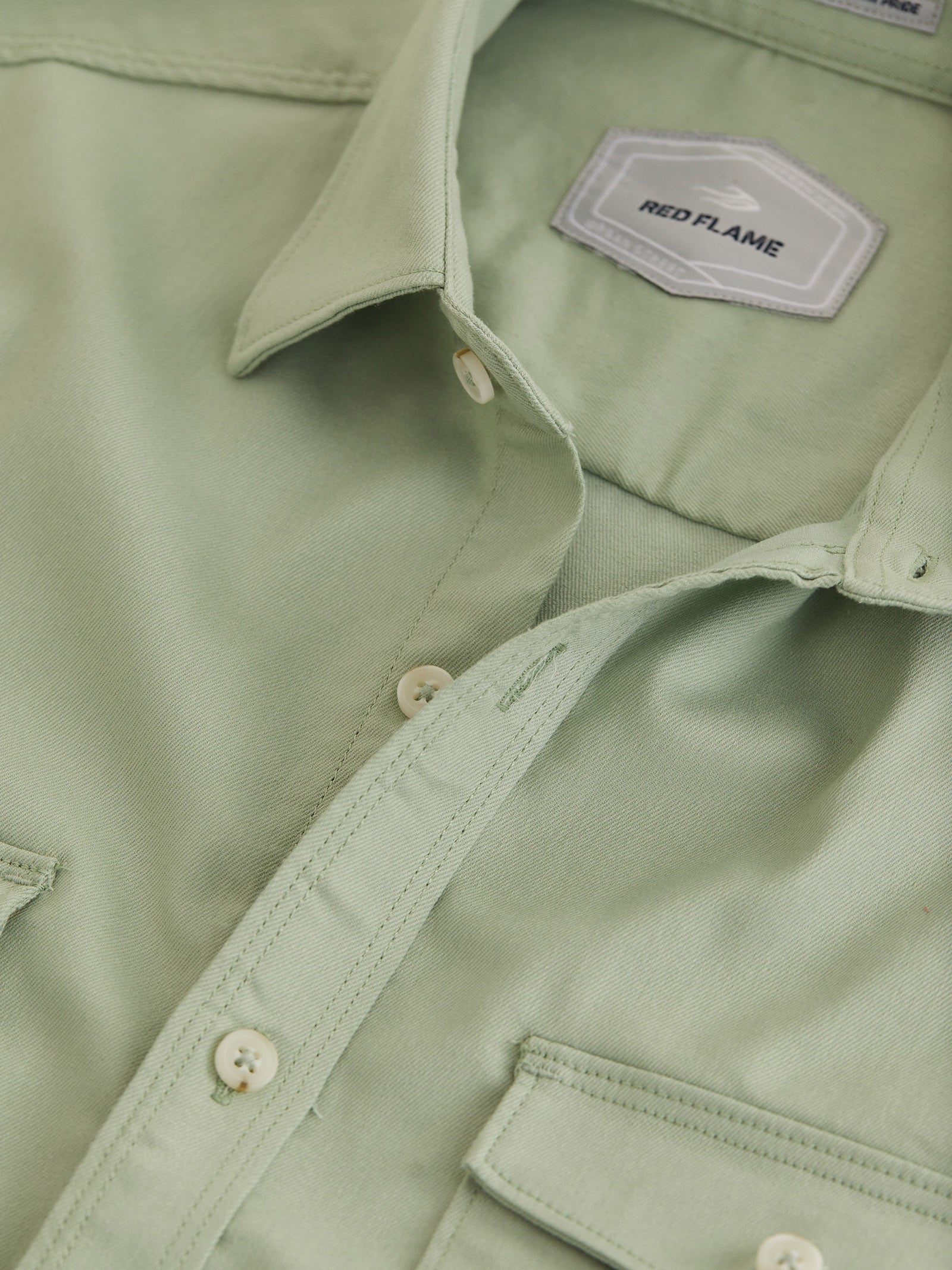 Green Power Stretch Cargo Shirt