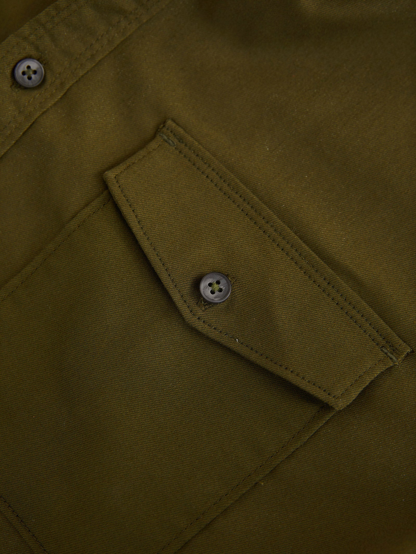 Olive Power Stretch Cargo Shirt