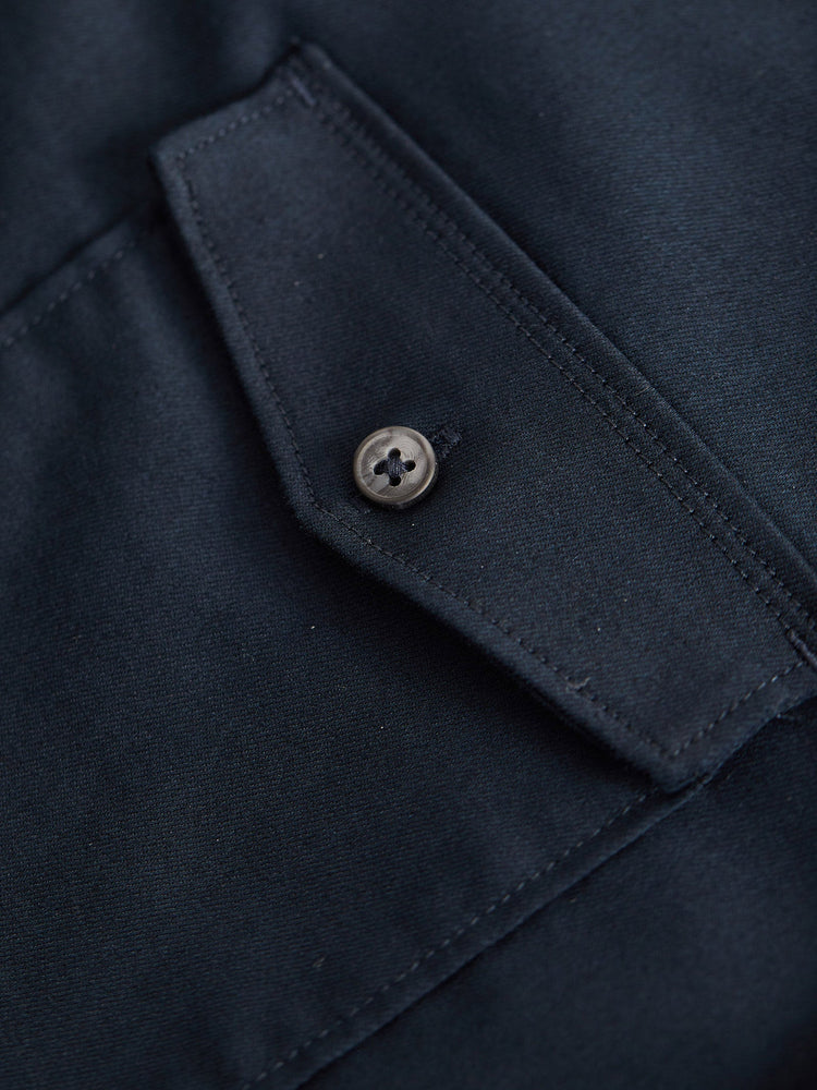 Navy Power Stretch Cargo Shirt