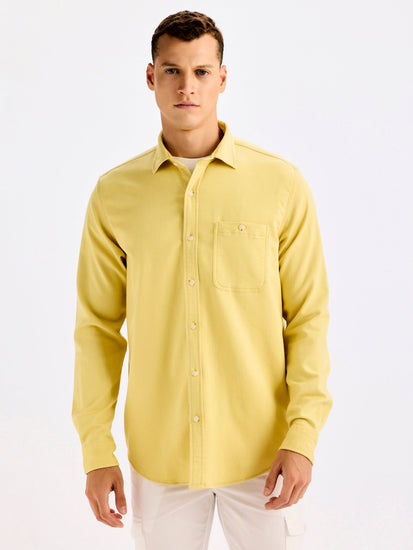 Yellow Denim Shirt