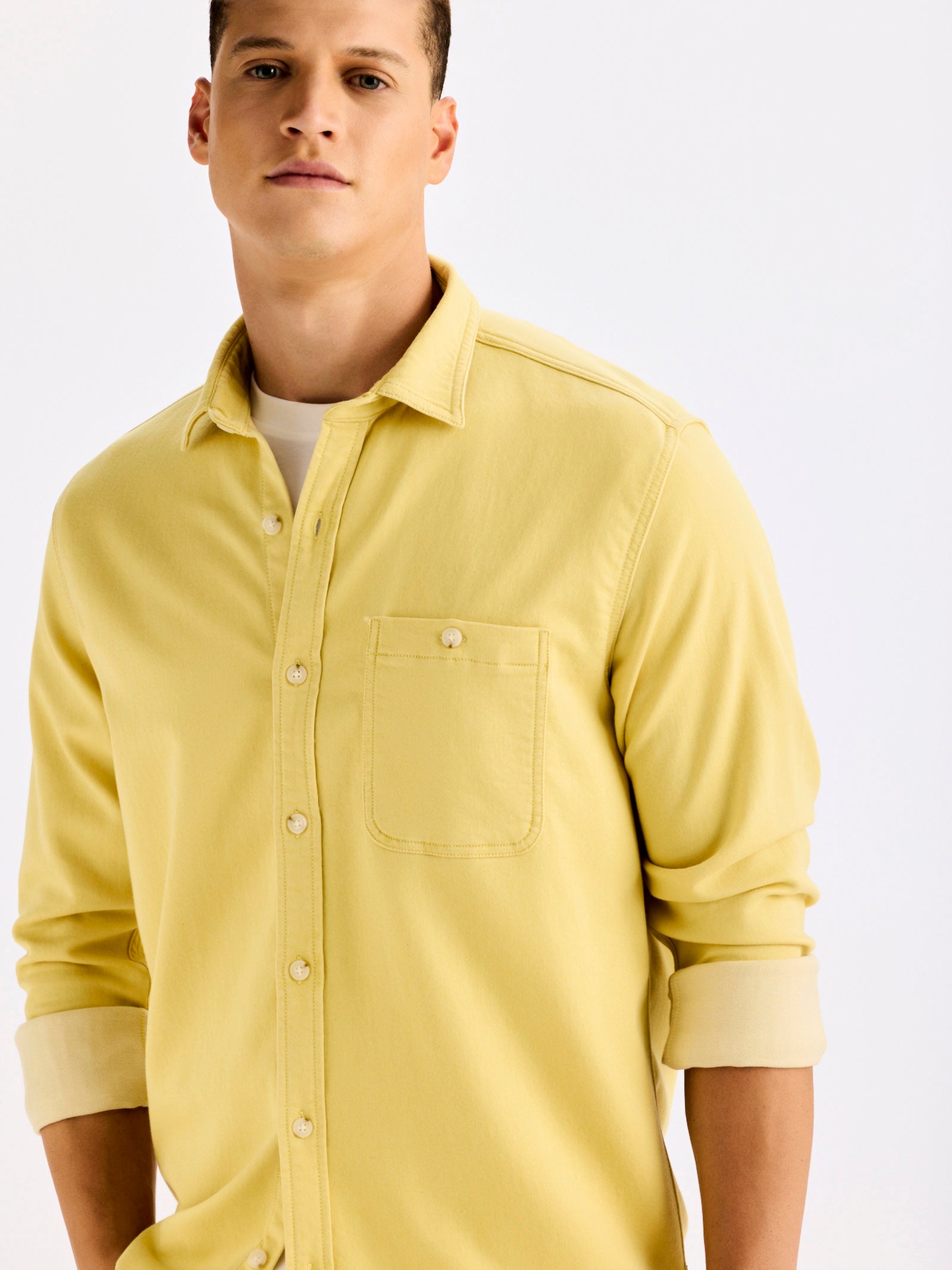 Yellow Denim Shirt