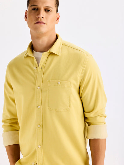 Yellow Denim Shirt