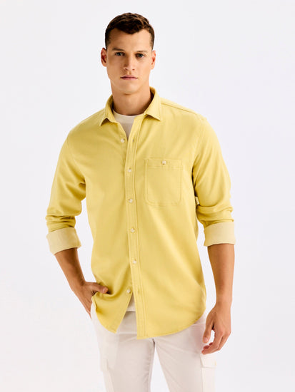 Yellow Denim Shirt