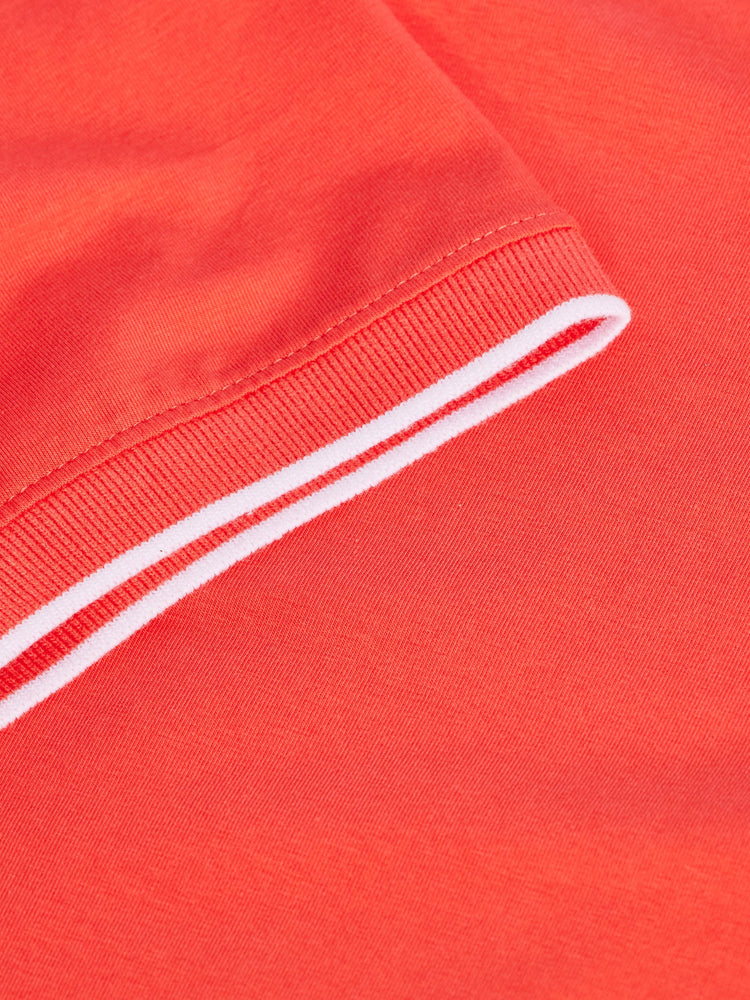 Orange Stretch Polo T-Shirt