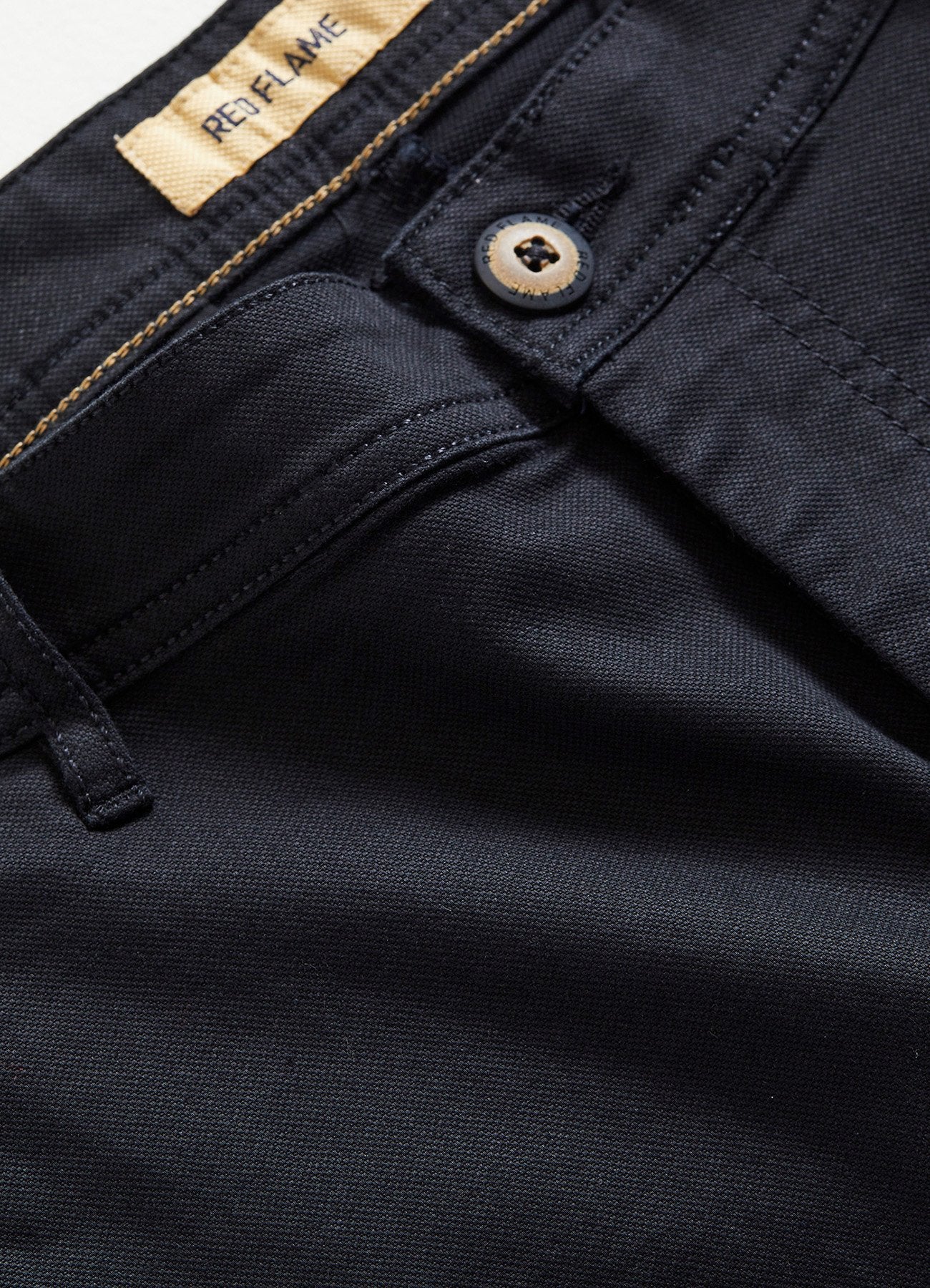 Black Solid Stretch Slim Fit Trouser