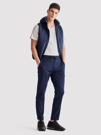 Navy 4-Way Stretch Travel Pant