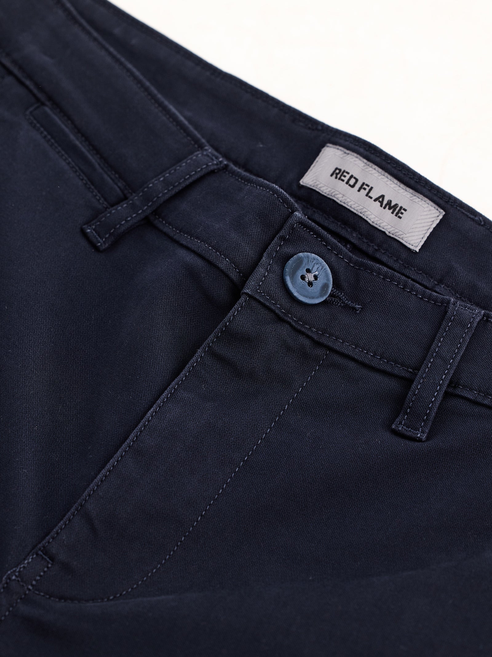 Navy Stretch Slim Fit Trouser